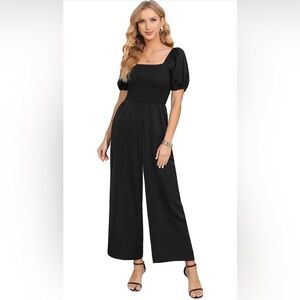 Welove Fashion Jumpsuits 2025 Floral Dressy Casual Loose Wide Leg Romper Outfits